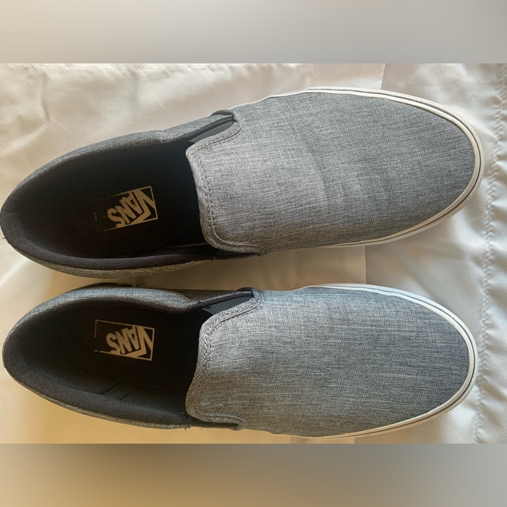 Grey slip on Vans